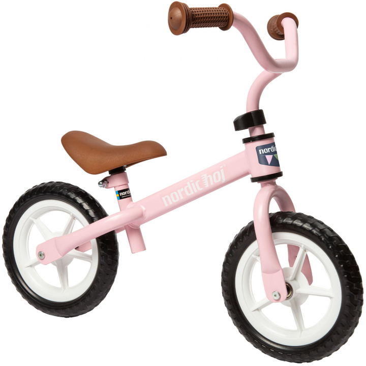 Nordic Hoj Springcykel 10 Tum Rosa | Leksaker - Barncyklar & åkfordon - Sparkcyklar & springcyklar | BabyMode
