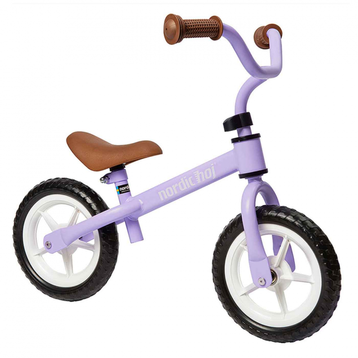 Nordic Hoj Springcykel 10 Tum Lila | Leksaker - Barncyklar & åkfordon - Sparkcyklar & springcyklar | BabyMode