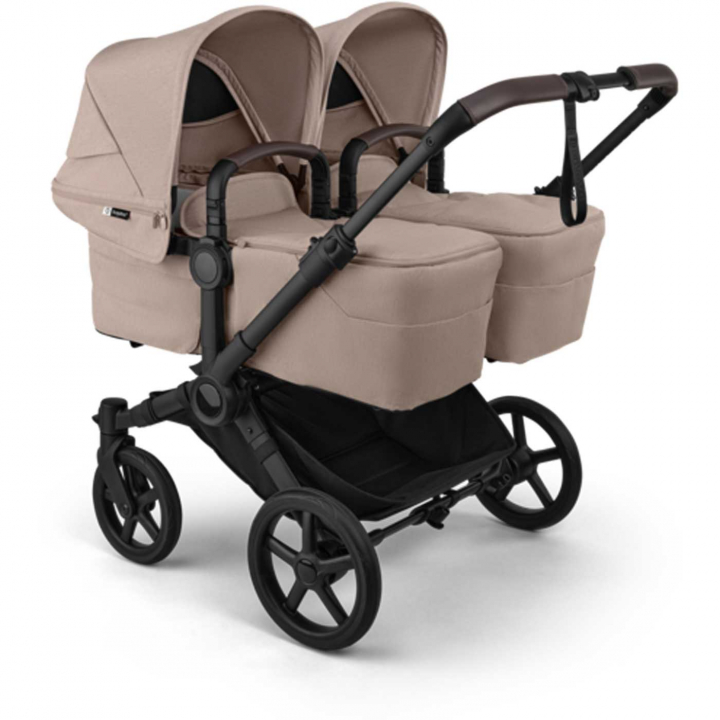 Bugaboo Donkey 6 Tvillingvagn Desert Taupe Melange | Barnvagnar - Varumärken - Bugaboo - Bugaboo Donkey 6 | BabyMode