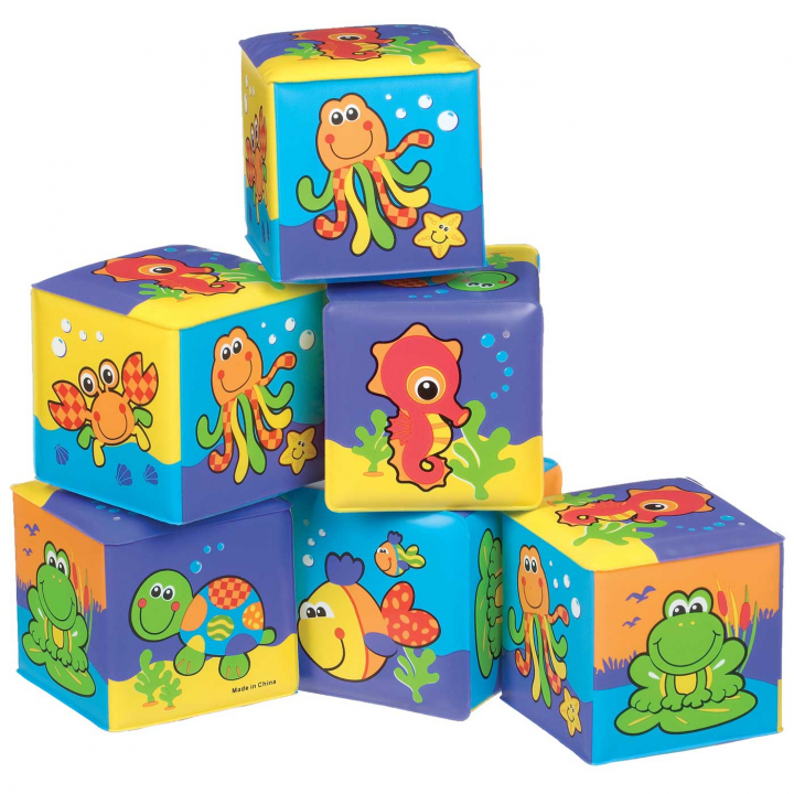 Playgro Mjuka byggklossar | Leksaker - Byggklossar & byggleksaker | BabyMode