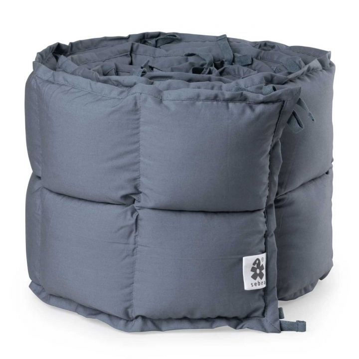Sebra Spjälskydd Kapok Forest Lake Blue | Babytillbehör - Sova - Spjälskydd | BabyMode