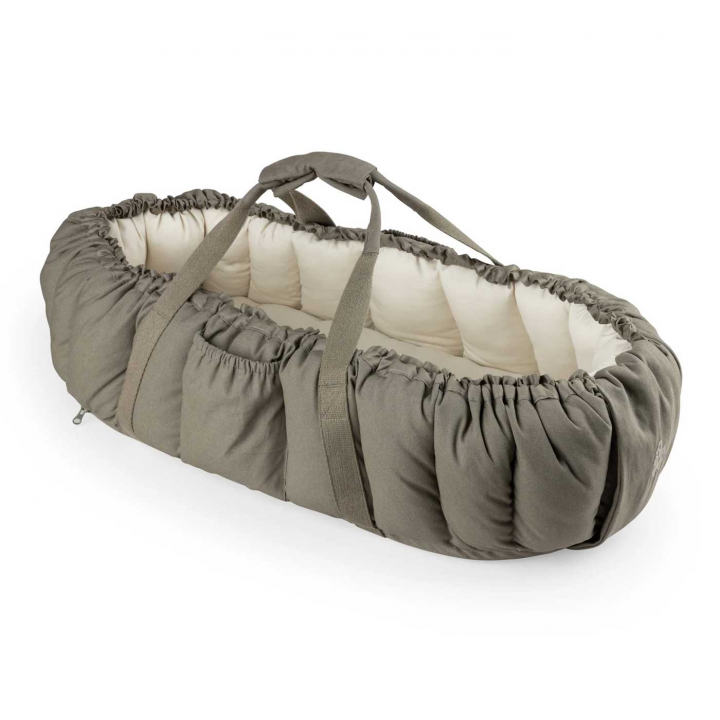 Sebra 3 i 1 Babynest Dark Olive | Barnvagnar - Barnvagnstillbehör - Mjukliftar | BabyMode