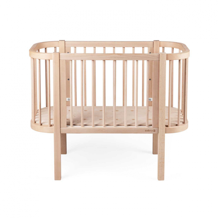 Sebra Bedisde Crib Wooden Edition | Möbler och inredning - Sängar och tillbehör - Vaggor och sidosängar | BabyMode