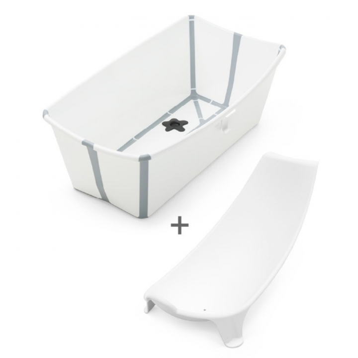 Stokke Flexi Bath Badbalja Bundle Heat Sensitive White | Babytillbehör - Sköta - Badbaljor och tillbehör | BabyMode
