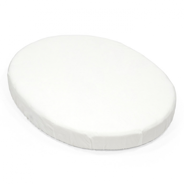 Stokke Sleepi Mini Formsytt Lakan V3 White | Babytillbehör - Sova - Underlakan | BabyMode