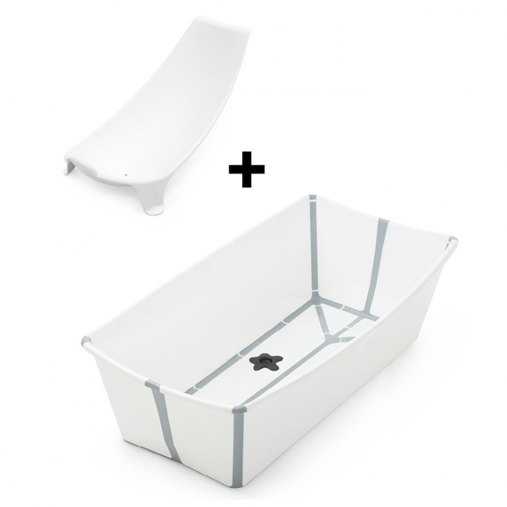 Stokke Flexi Bath X-Large Bundle White | Babytillbehör - Sköta - Badbaljor och tillbehör | BabyMode
