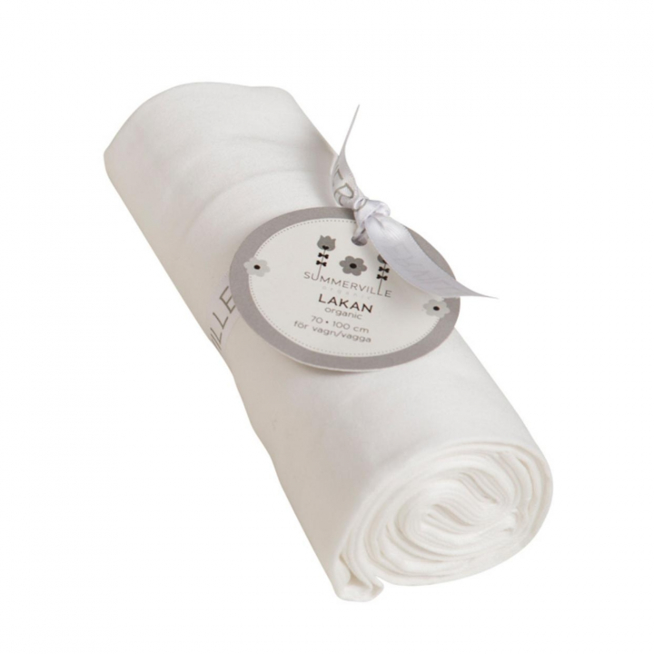 Summerville Underlakan eko Percale vagn/vagga