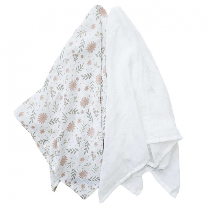 Summerville Muslinfilt 2-pack Blossom | Babytillbehör - Sova - Bädda för sommartider | BabyMode