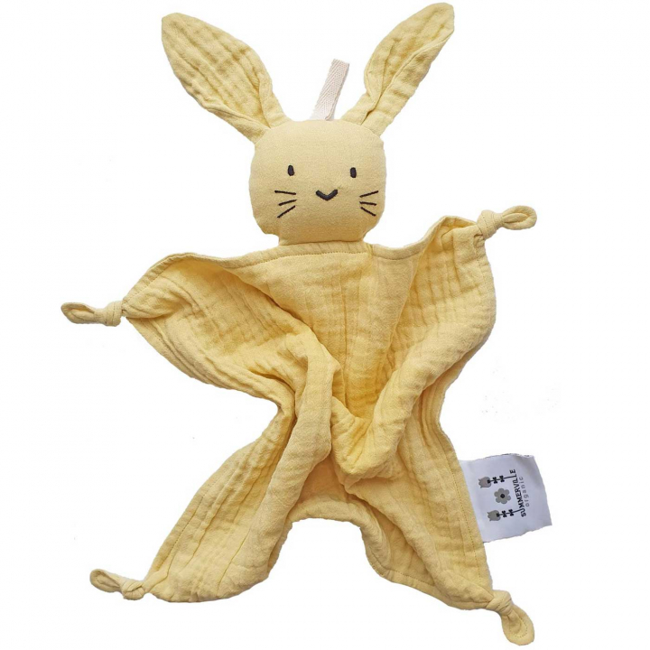 Summerville Snuttefilt Kanin Sun Yellow | Leksaker - Gosedjur och snuttefiltar - Snuttefiltar | BabyMode