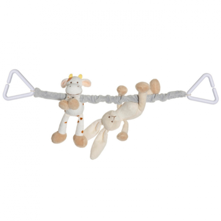 Teddykompaniet Diinglisar Vagnshänge Kanin &amp; Kossa | Leksaker - Babyleksaker - Barnvagnsleksaker | BabyMode