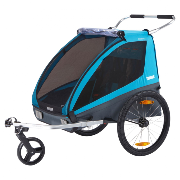 Thule Coaster XT Cykelvagn Blå | Barnvagnar - Varumärken - Thule - Thule Coaster | BabyMode