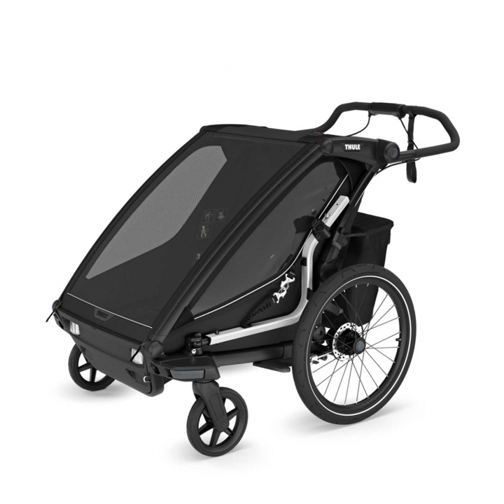 Thule Chariot Sport 2 Double Black | Barnvagnar - Varumärken - Thule - Thule Chariot | BabyMode