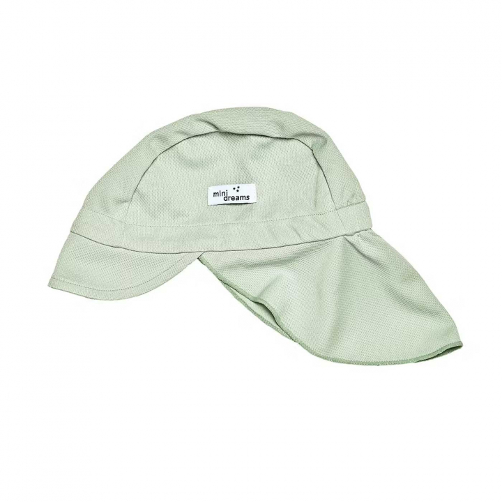 Mini Dreams Solhatt mesh UV 50+ grön 50/54 | Barnkläder - Sol och bad - Solhattar | BabyMode