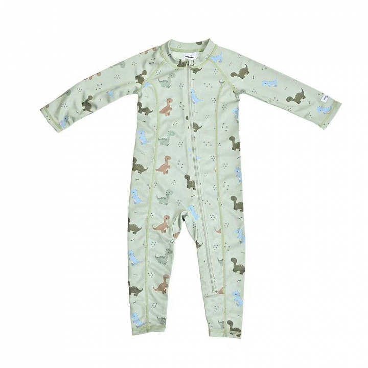 Mini Dreams UV-dräkt Mesh Dino Grön 86/92 | Barnkläder - Sol och bad - UV-kläder | BabyMode