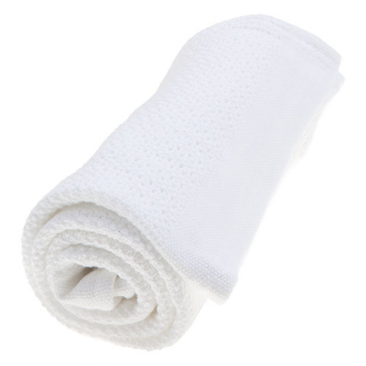 Vinter &amp; Bloom Soft Grid Eko Gallerfilt Bright White | Babytillbehör - Sova - Bädda för sommartider | BabyMode