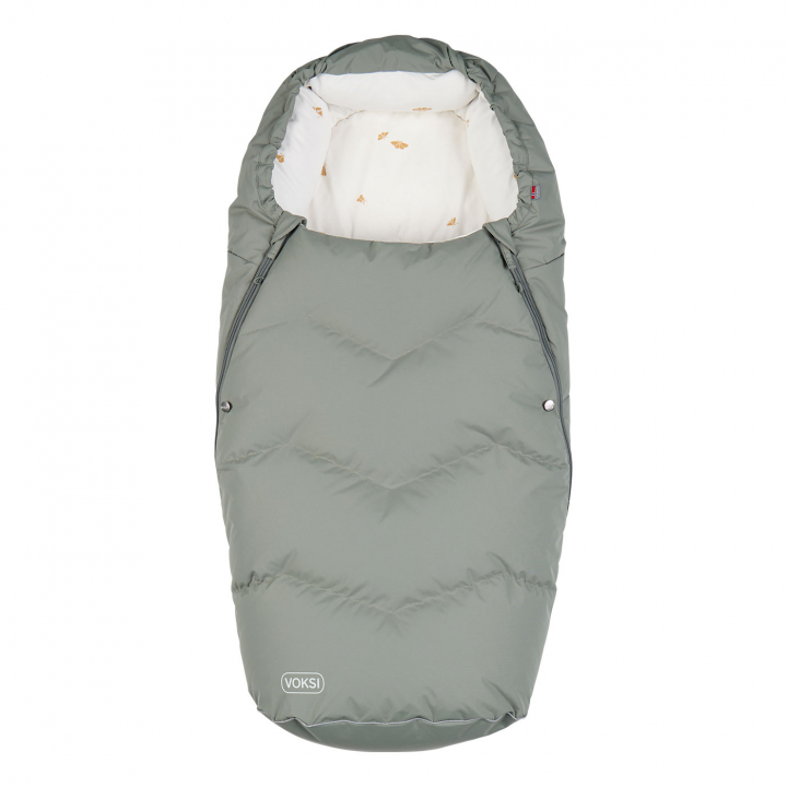 Voksi Åkpåse Urban Meadow Green Wings | Barnvagnar - Barnvagnstillbehör - Åkpåsar - Åkpåsar vinter | BabyMode