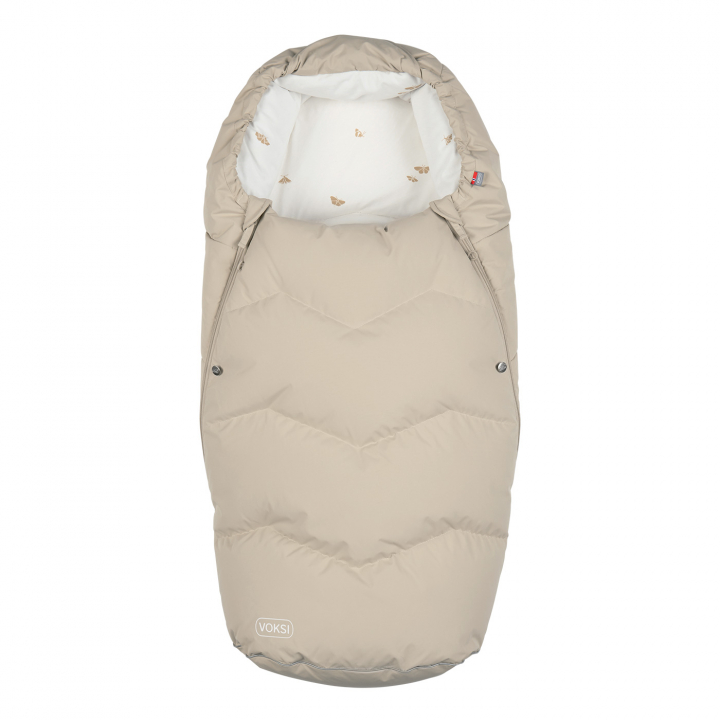 Voksi Åkpåse Urban Seashell Sand Wings | Barnvagnar - Barnvagnstillbehör - Åkpåsar - Åkpåsar vinter | BabyMode