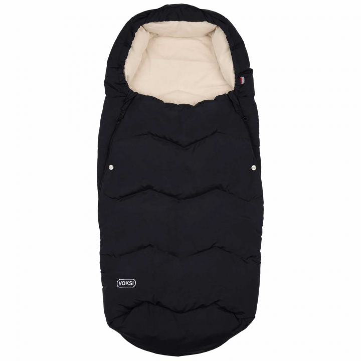 Voksi Åkpåse Explorer Black | Barnvagnar - Barnvagnstillbehör - Åkpåsar - Åkpåsar vinter | BabyMode