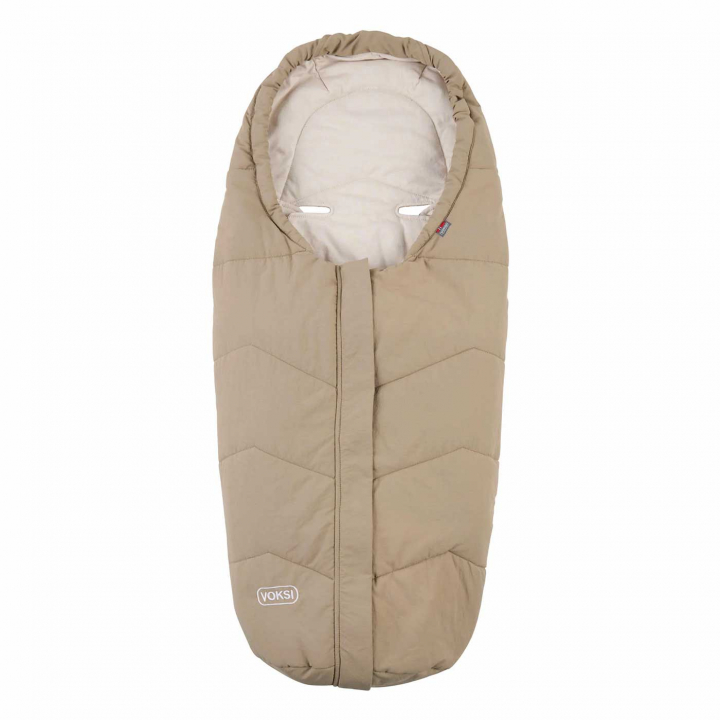 Voksi Åkpåse Move Light Dark Sand | Barnvagnar - Barnvagnstillbehör - Åkpåsar - Tunnare åkpåsar | BabyMode