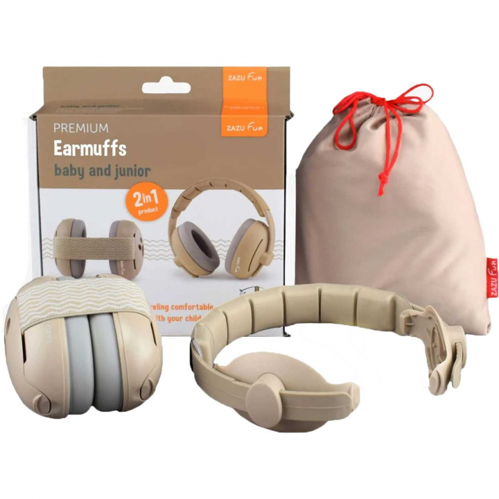 Zazu Hörselskydd Beige | Barnsäkerhet | BabyMode
