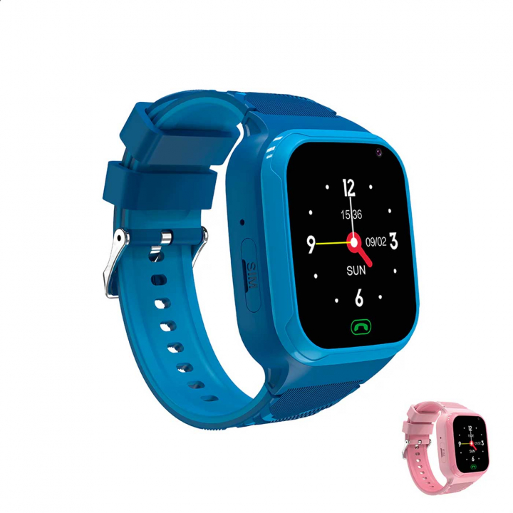 Zazu Smart Watch 4G Blå | Barnsäkerhet - Rörelselarm | BabyMode