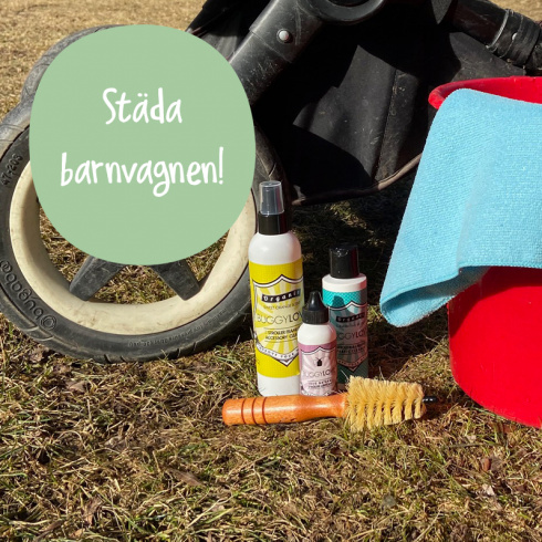 Städa barnvagnen