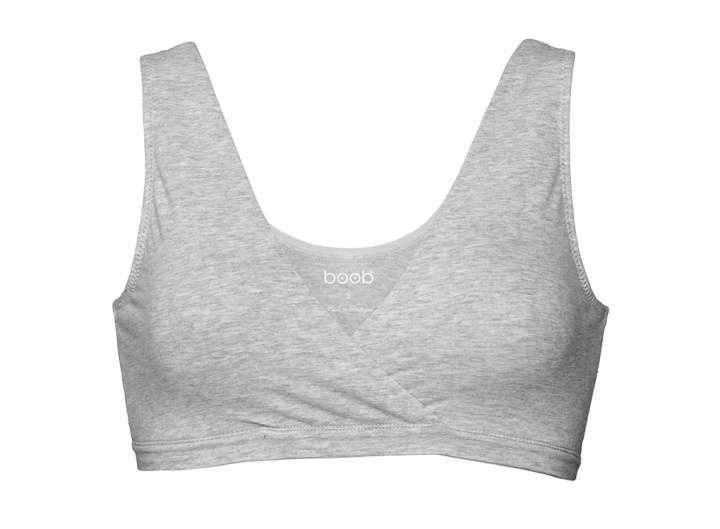 Läs mer om Boob 24/7 Amnings-BH Grey Melange - XL