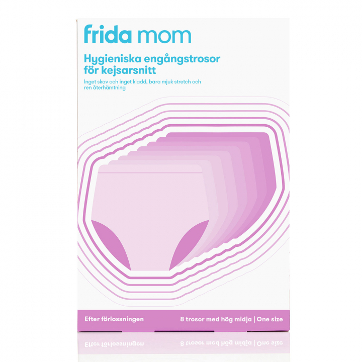 Läs mer om Frida Mom Hygieniska engångstrosor för kejsarsnitt 8 st