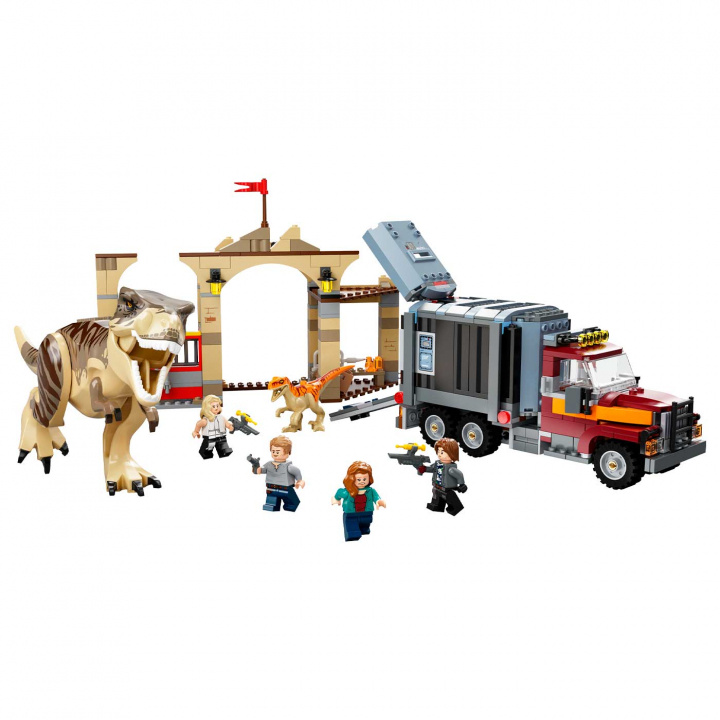 Läs mer om LEGO Jurassic World 76948 T Rex & atrociraptor – dinosaurieflykt
