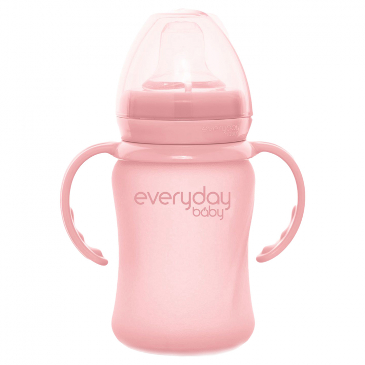 Läs mer om Everyday Baby Pipmugg Glas Healthy+ Rose Pink