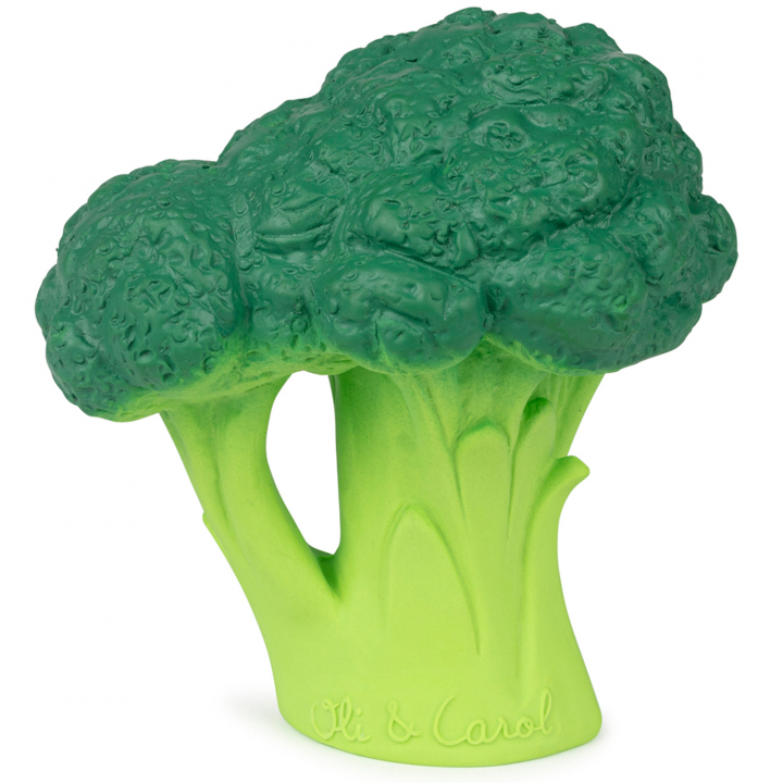 Läs mer om Oli&Carol Bitleksak Naturgummi Brucy Broccoli