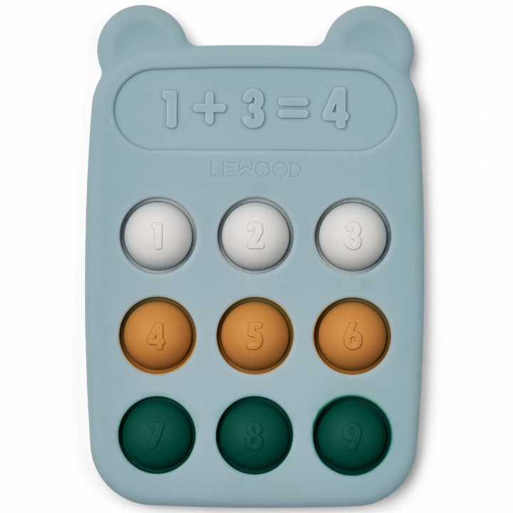 Läs mer om Liewood Anne Pop Toy Calculator/Sea blue multi mix