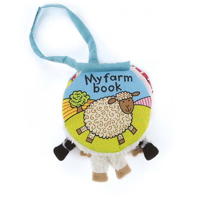 Jellycat My Farm Book Rund Tygbok