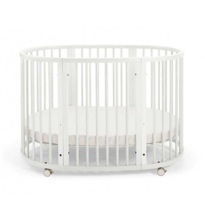 Stokke Sleepi Spjälsäng Vit