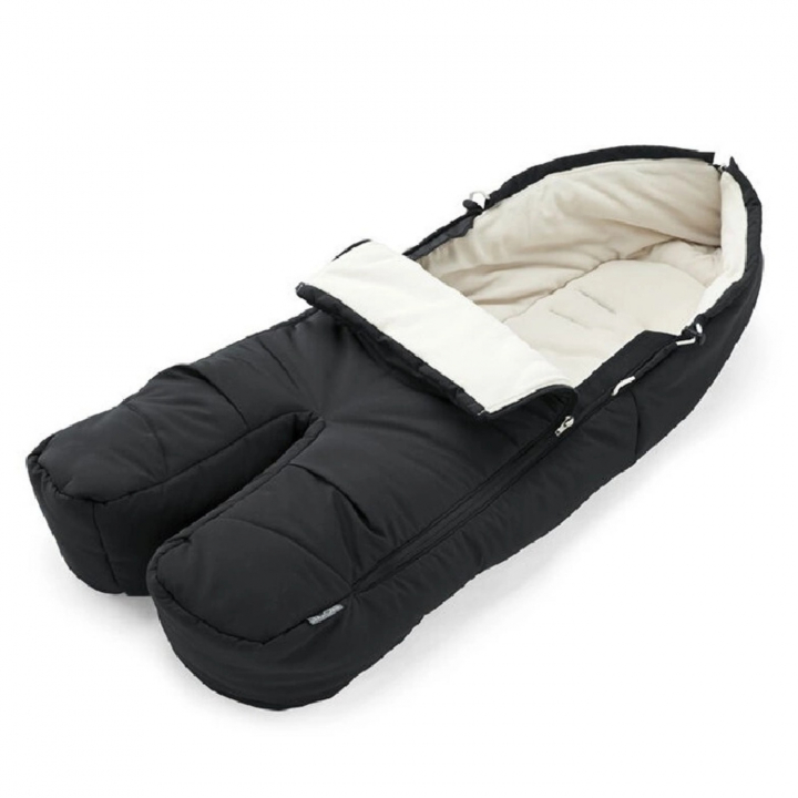 Stokke Footmuff Åkpåse Black