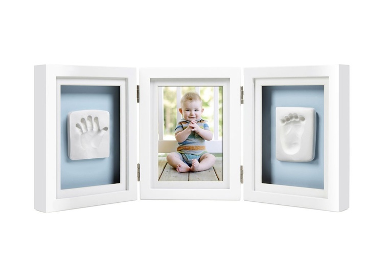 Läs mer om Pearhead Babyprints Deluxe Desk Frame Vit