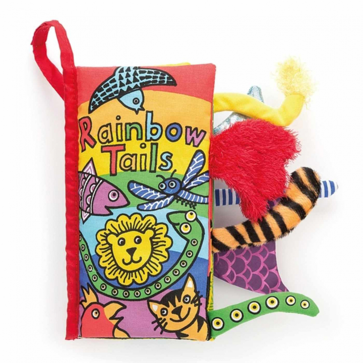Jellycat Tygbok Rainbow Tails