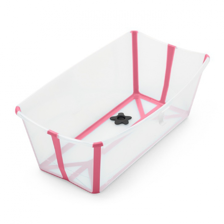 Stokke Flexi Bath badbalja Heat Sensitive Transparent Pink