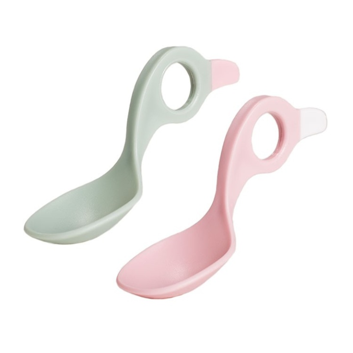 I Can Spoon 2-pack Pastell Rosa/Grön