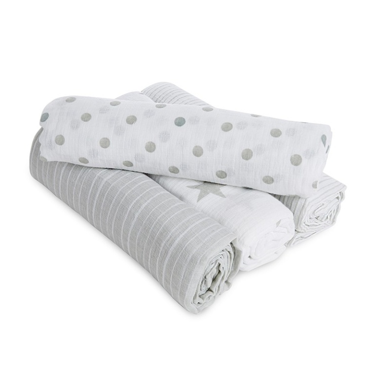Aden & Anais Swaddle Dusty 4-p
