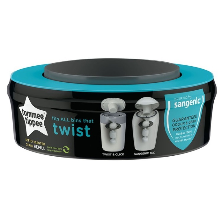 Tommee Tippee Sangenic Twist & Click Blöjhink med 4 refiller • Bonti