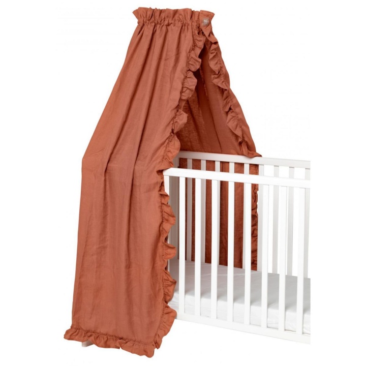 NG Baby Mood Volang Sänghimmel Terracotta Vagga/Spjälsäng