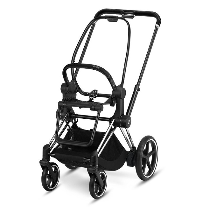 Cybex e-Priam Chassi och sittdelsram Chrome Black