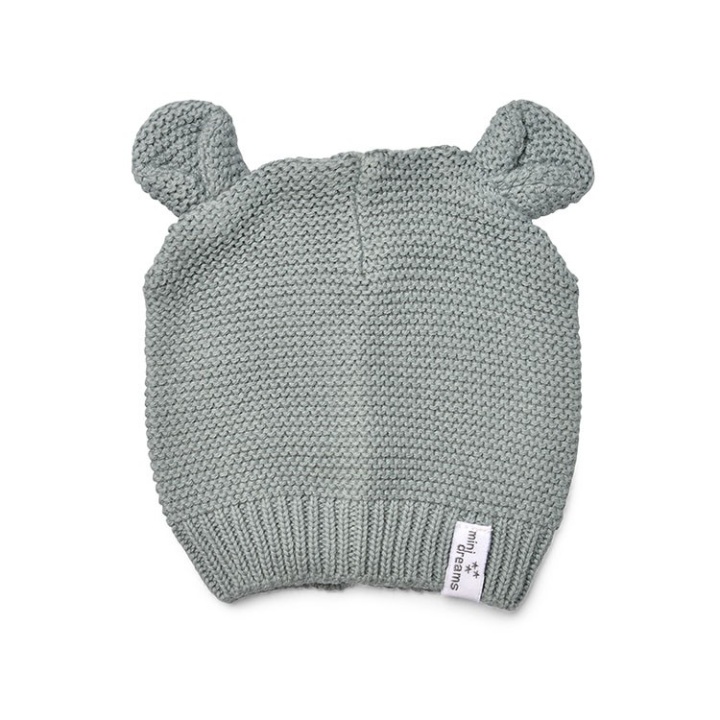 Mini Dreams Babymössa Cute Stone Green 0-3 mån