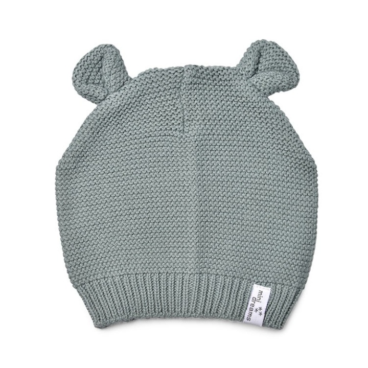 Mini Dreams Babymössa Cute Stone Green 3-6 mån