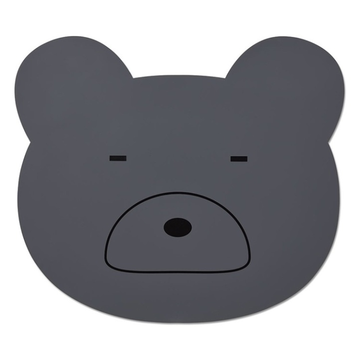 Liewood Aura Underlägg Mr Bear Stone Grey