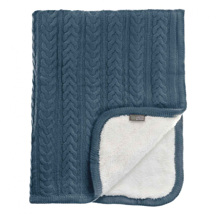 Vinter & Bloom Filt Cuddly Storm Blue