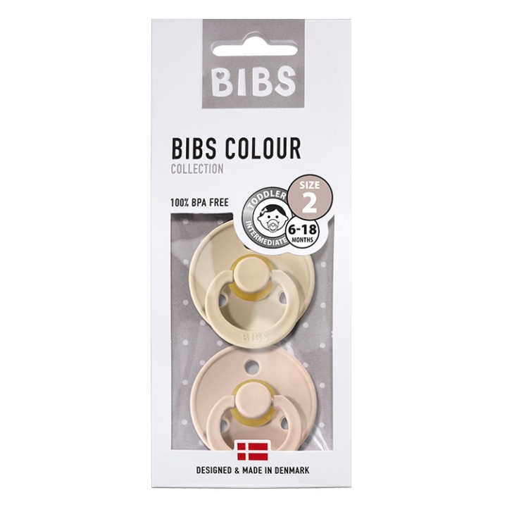 Bibs Colour Napp 2-pack Vanilla/Blush Strl 2