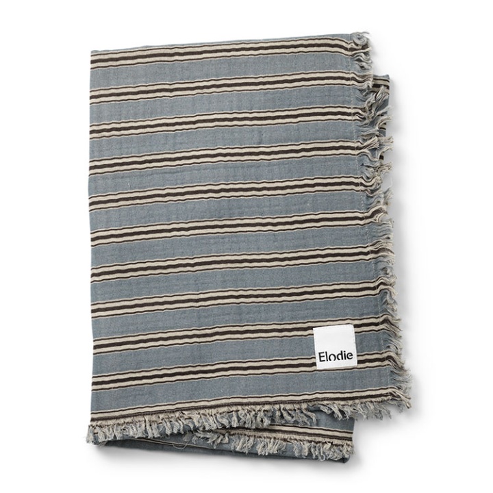 Elodie Details Soft Cotton Blanket Sandy Stripe