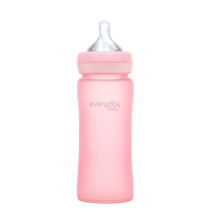 Everyday Baby Nappflaska Glas 300 ml Rose Pink